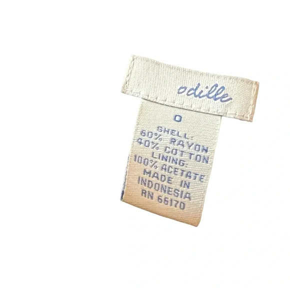 Odile Anthropologie Brown Brocade Dress Jewel Accents 0P - Picture 4 of 6